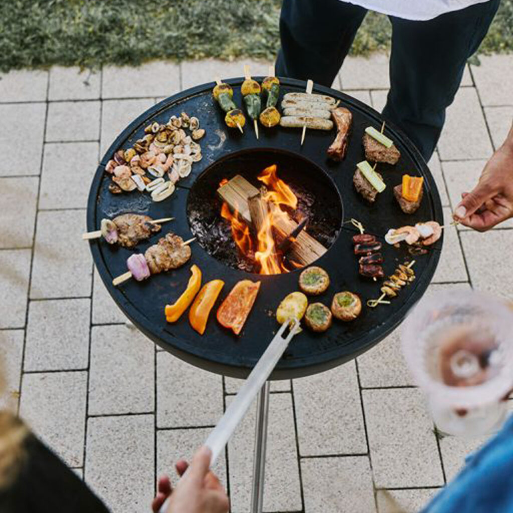 Barbecue Bowl 57 Set Plancha Grille haute