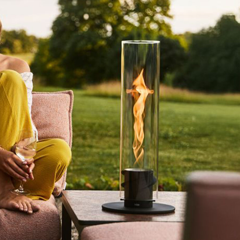 Feu de Table noir SPIN classic 1200