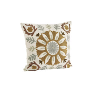 Housse de coussin broderie persane Suzani