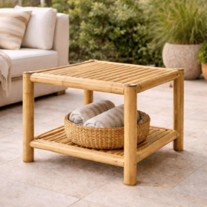Table basse en bambou