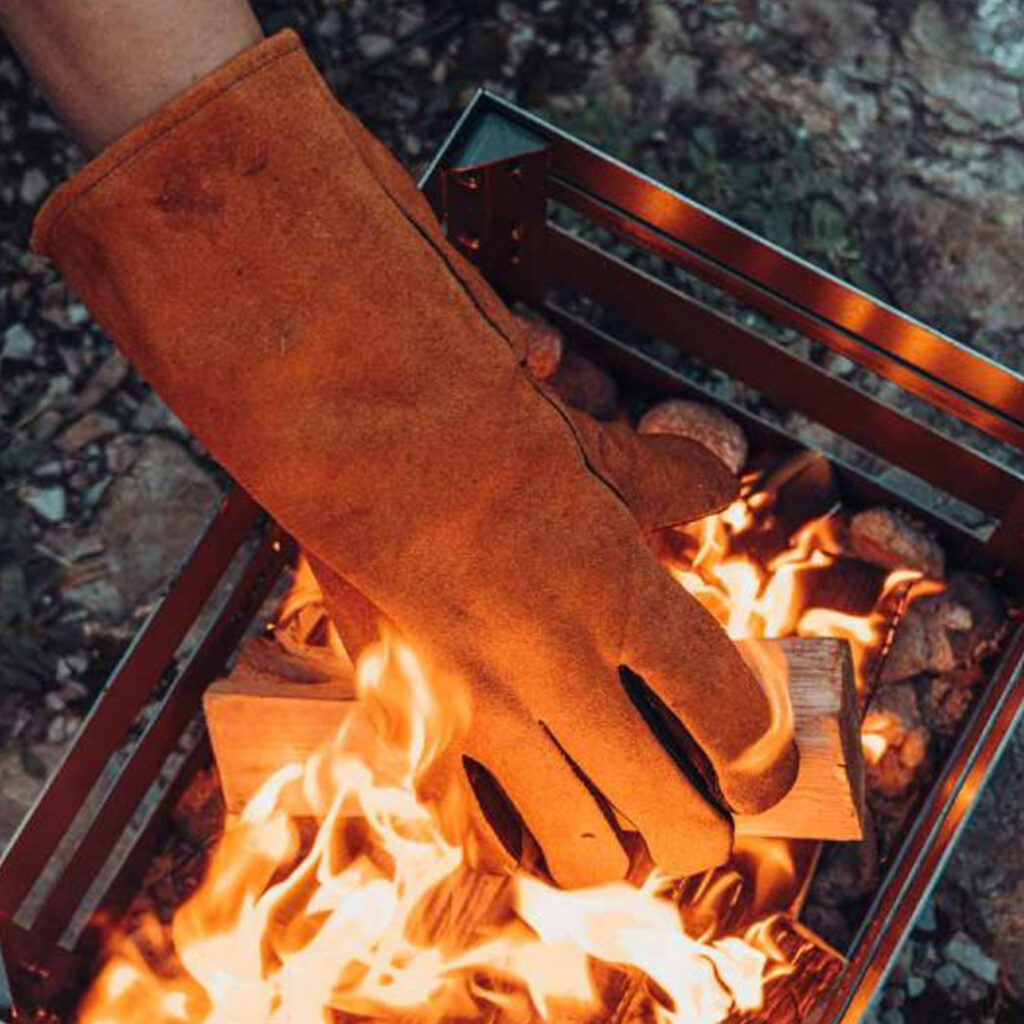 Gants ignifuges en cuir