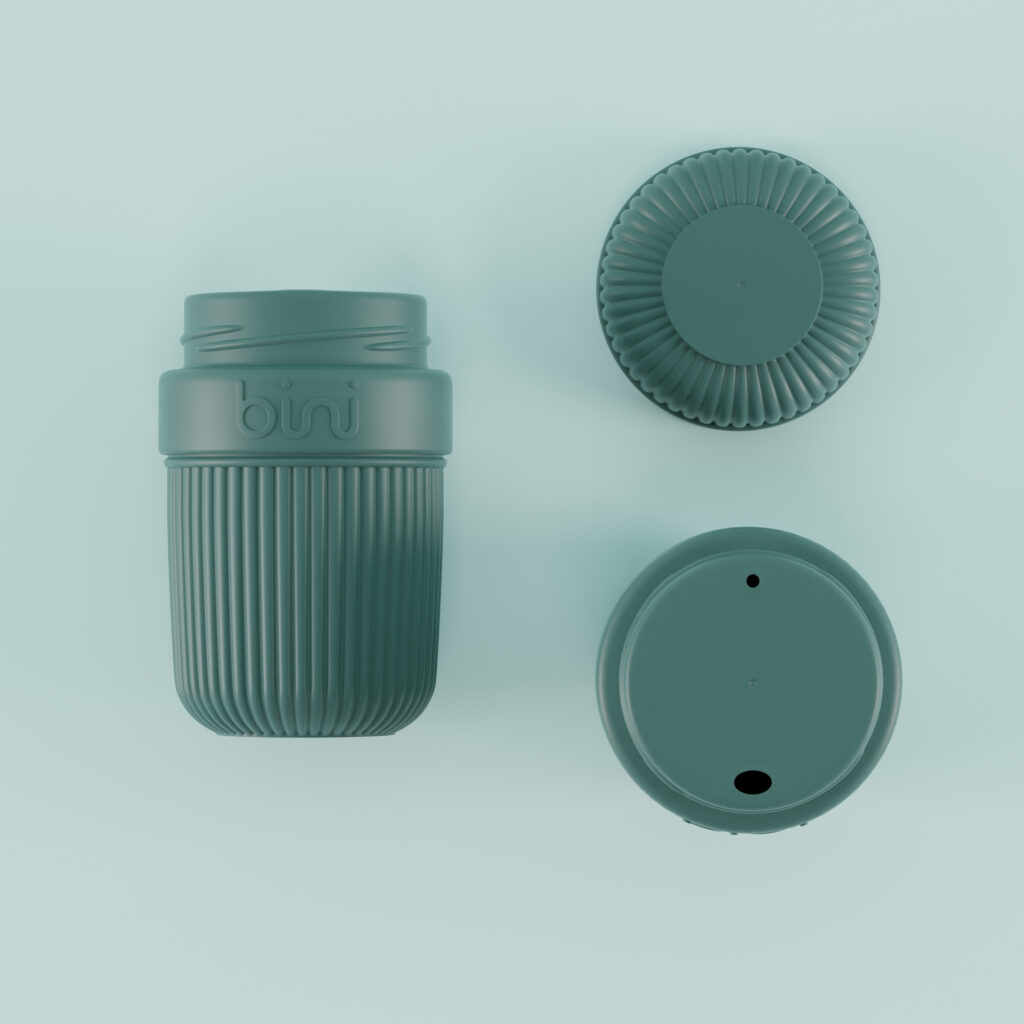 Le Binimug vert foncé