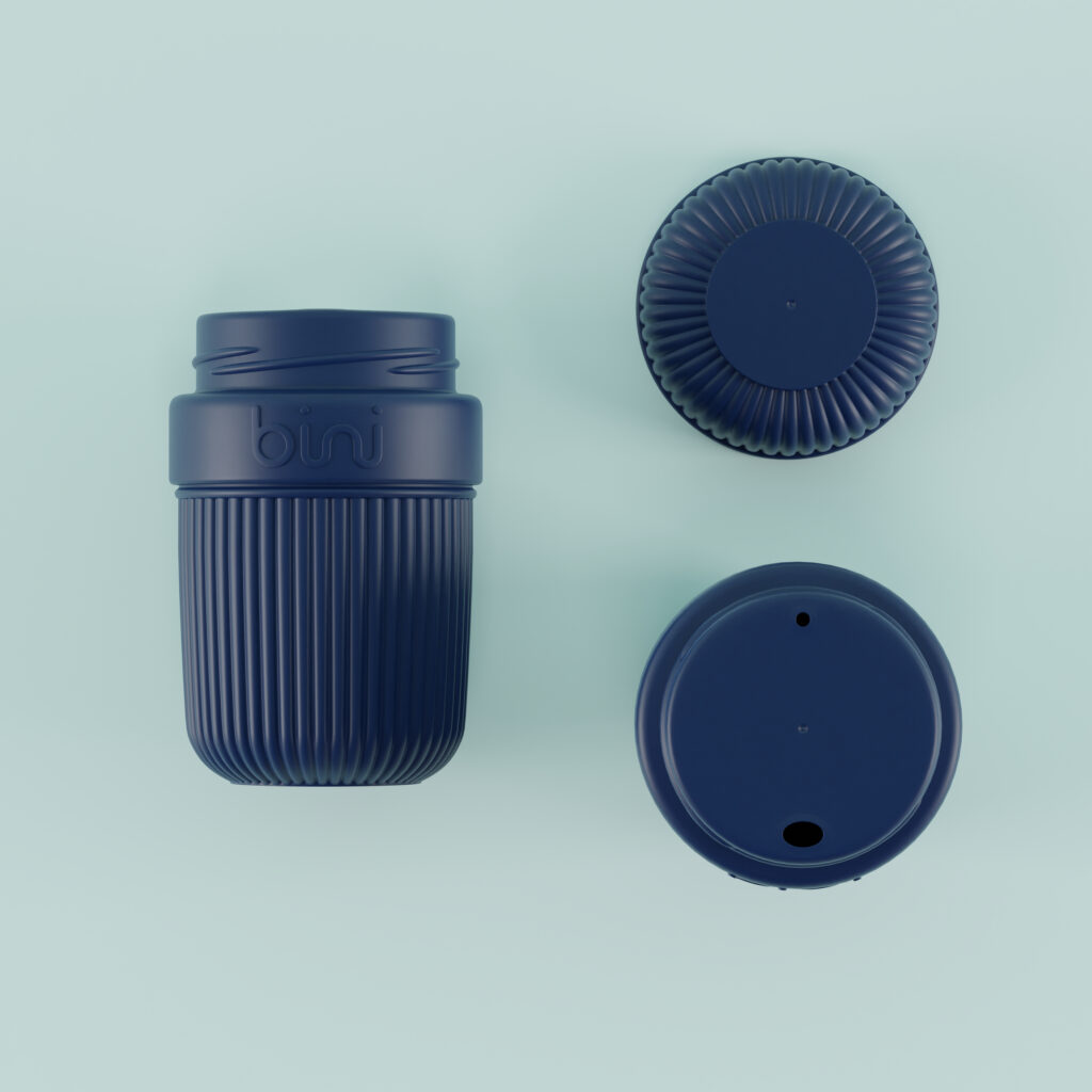 Le Binimug bleu foncé