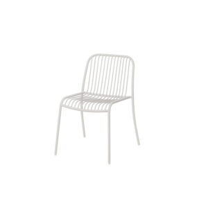 Chaise de jardin "Yua Wire", gris clair