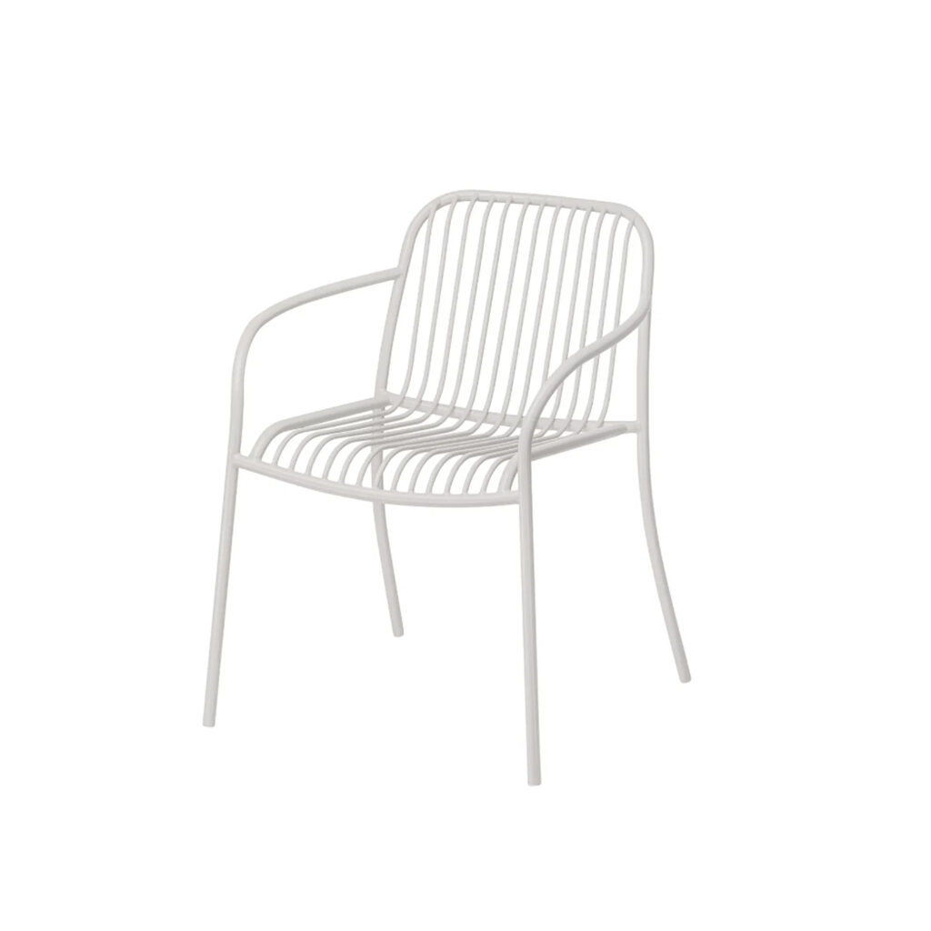 Fauteuil de jardin "Yua Wire", gris clair