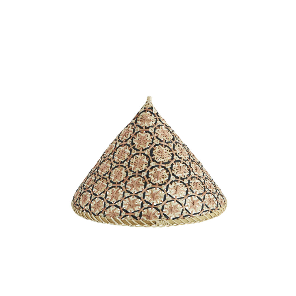 Cloche de protection des aliments en bambou