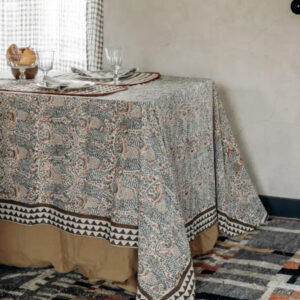 Nappe en coton imprimée "Londres" 180 x 280
