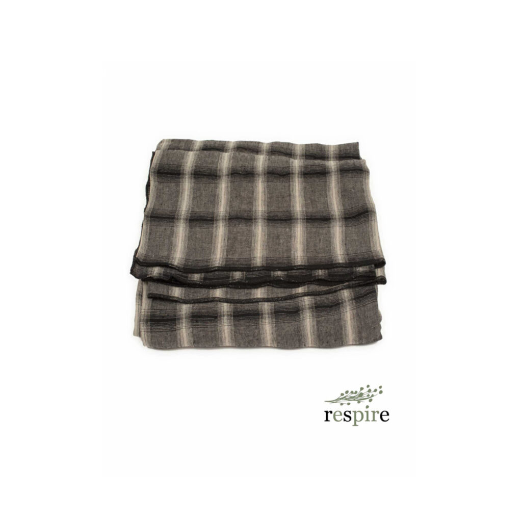 Nappe en lin Highlands "Lune" 180 x 280