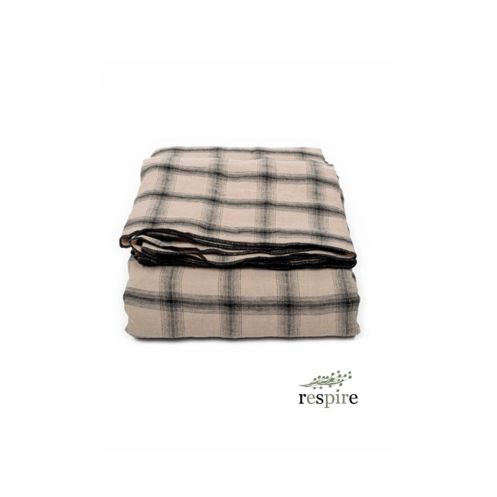 Nappe en lin Highlands "Namib" 180 x 280