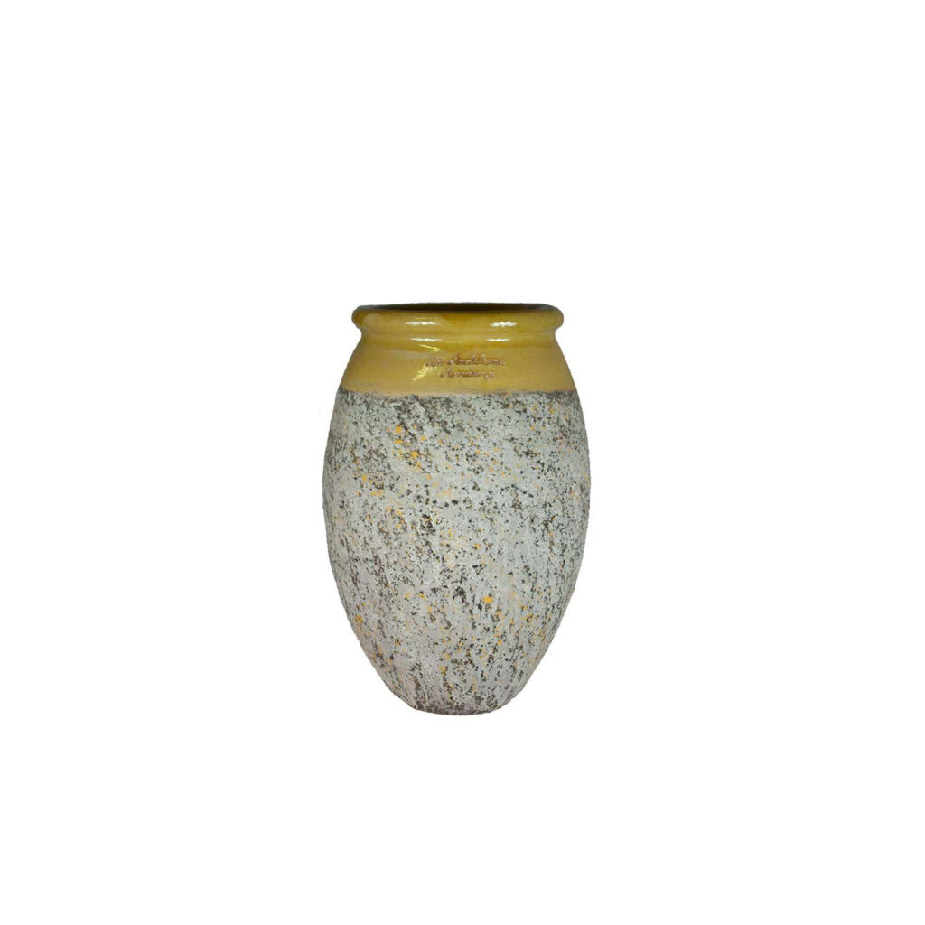 Jarre Biot olive col jaune | H120