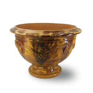 Coupe d’Anduze émaillé vieilli tradition flammé | H50