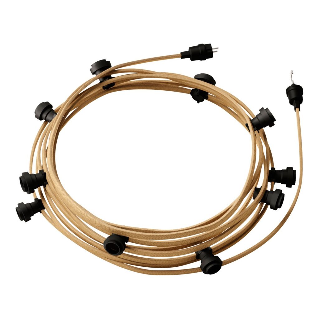 Guirlande lumineuse Lumet sable | 12,5 m