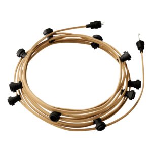 Guirlande lumineuse Lumet sable | 12,5 m