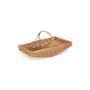 Panier de jardin en osier à anse