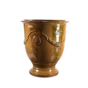 Vase d’Anduze émaillé tradition flammé T1bis | H92