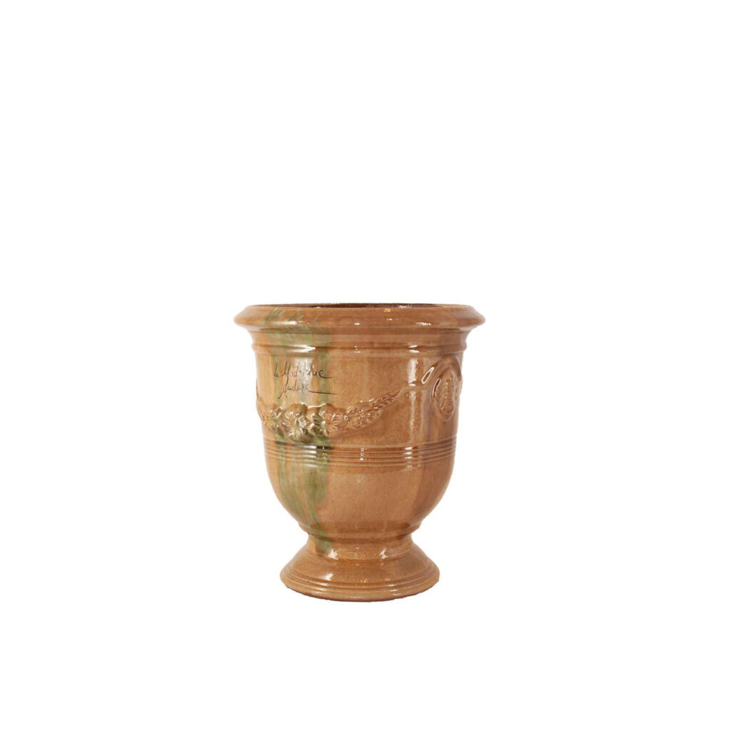 Vase d’Anduze émaillé tradition flammé T4 | H43