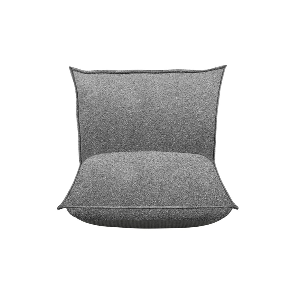 Chaise longue d'extérieur, stone bouclé