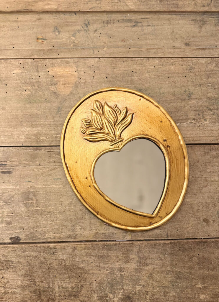 Ex-voto miroir "Idylle"