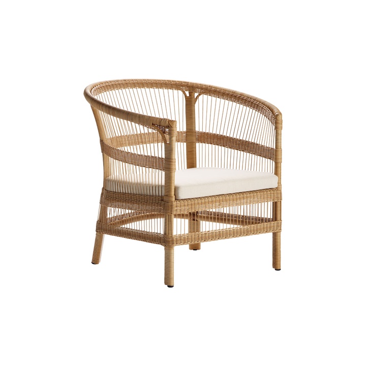 Fauteuil lounge extérieur, polyrotin – Image 3
