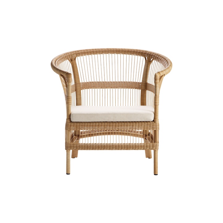 Fauteuil lounge extérieur, polyrotin – Image 5