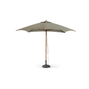 Parasol en teck 3 m x 3 m - Green