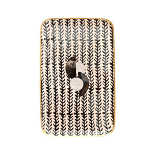 Plateau rectangulaire « Epine carbone »