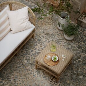 Table basse extérieure, polyrotin