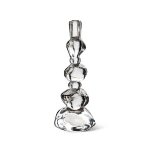 Bougeoir grand, cristal, Nienke Sikkema