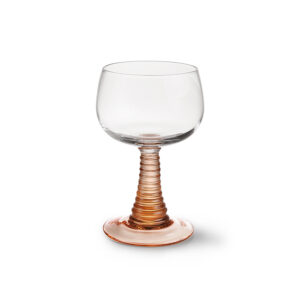 Verre à vin haut tourbillonnant, nude