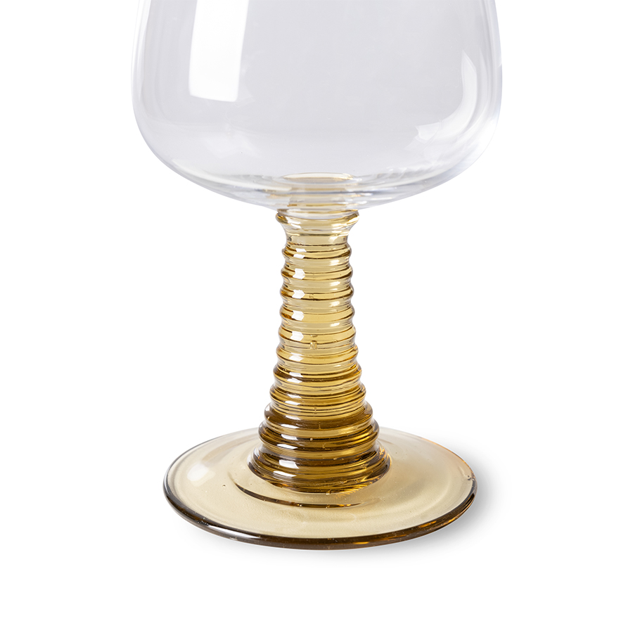 Verre à vin haut tourbillonnant, vert – Image 2