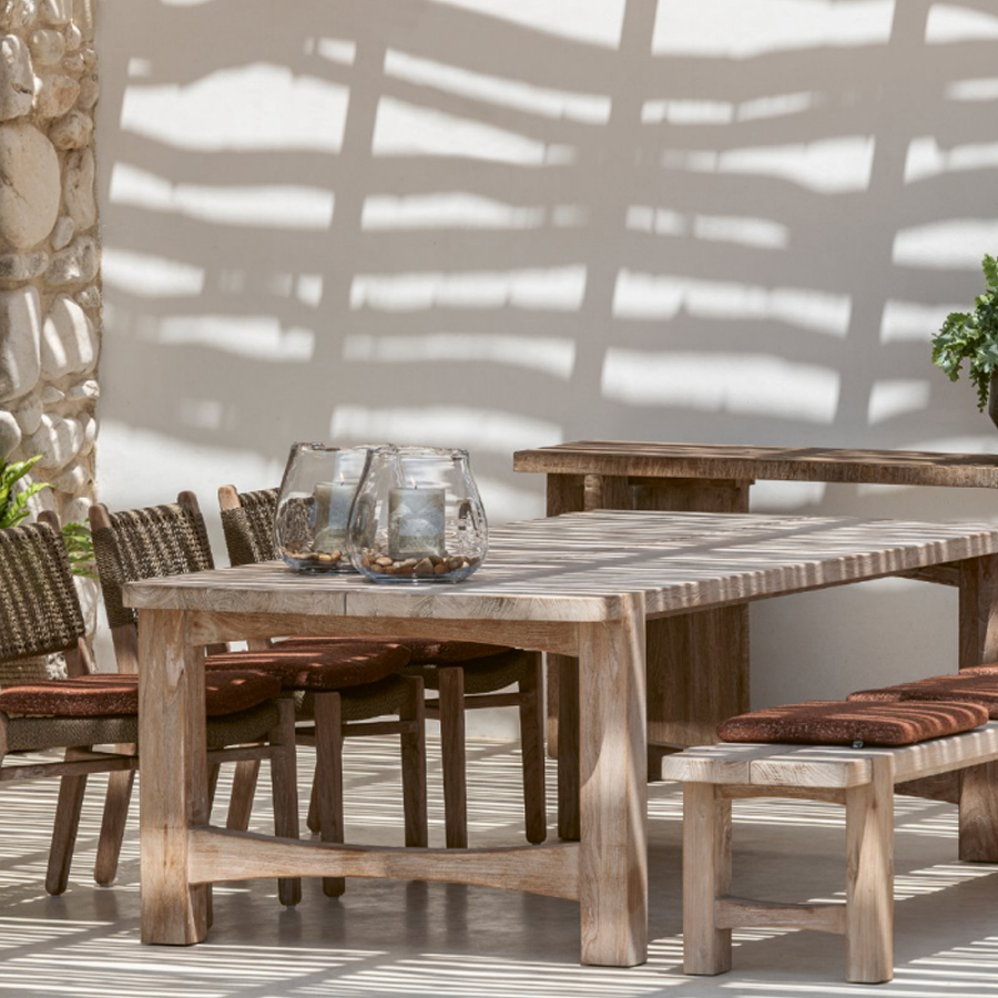 Table en teck Jacoba, 4,5m – Image 3