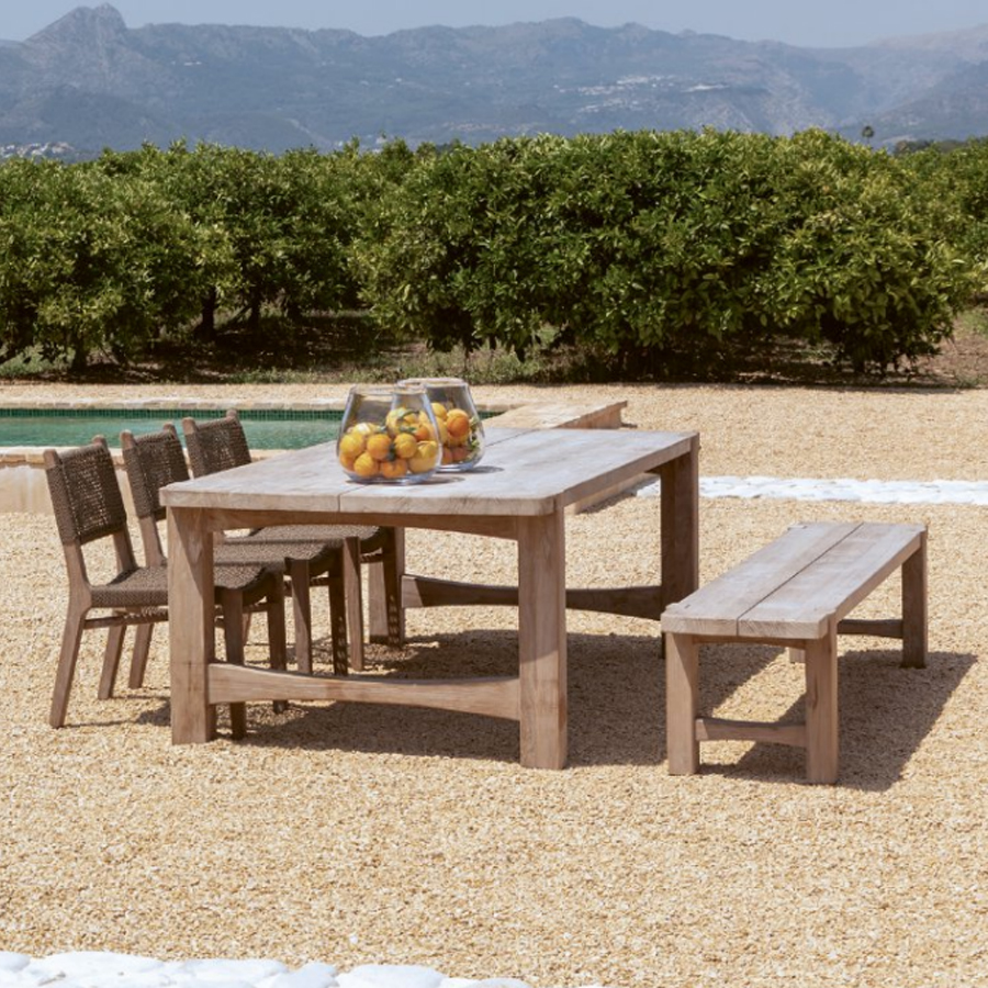 Table en teck Jacoba, 3,1m – Image 2