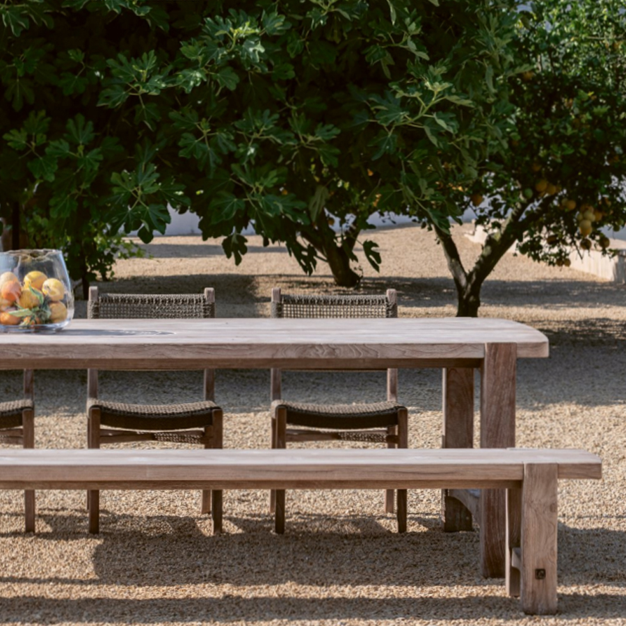 Table en teck Jacoba, 2,5m – Image 2