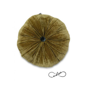 Coussin Sweet Absinthe, velours de soie