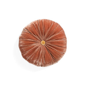 Coussin Sweet Etosha, velours de soie