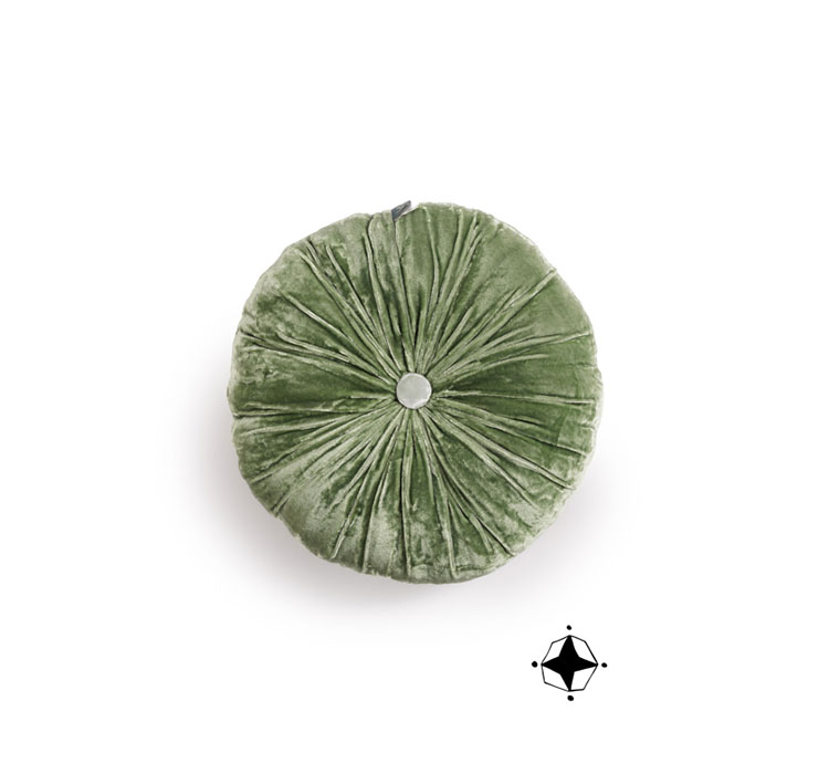 Coussin Sweet Lappi, velours de soie