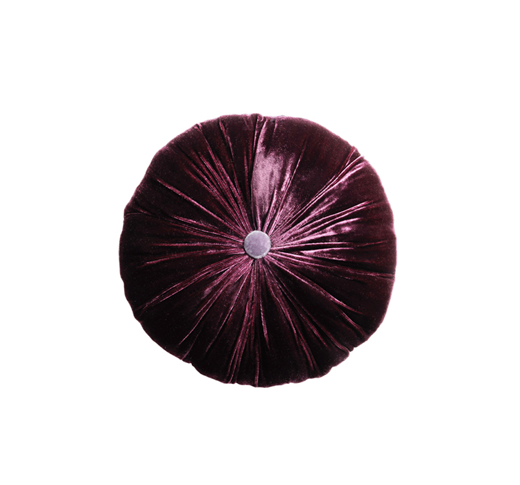 Coussin Sweet Lhassa, velours de soie