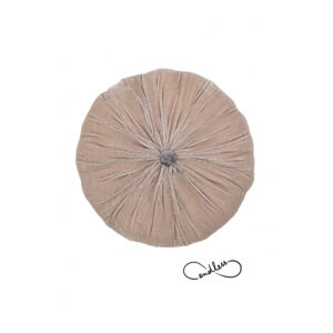 Coussin Sweet Nougat, velours de soie