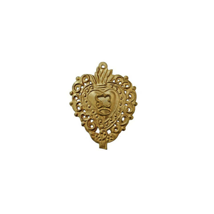 Ex-voto Cœur « Giorgio » or