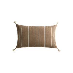 Housse de coussin en coton caramel HDTass, 40 x 60 cm