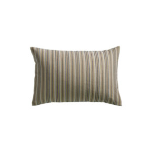 Housse de coussin en coton recyclé denim Maru, 40 x 60 cm