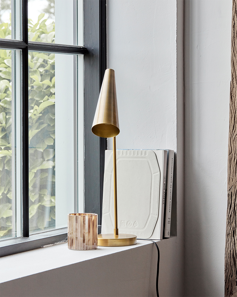 Lampe à poser HDPrecise, laiton