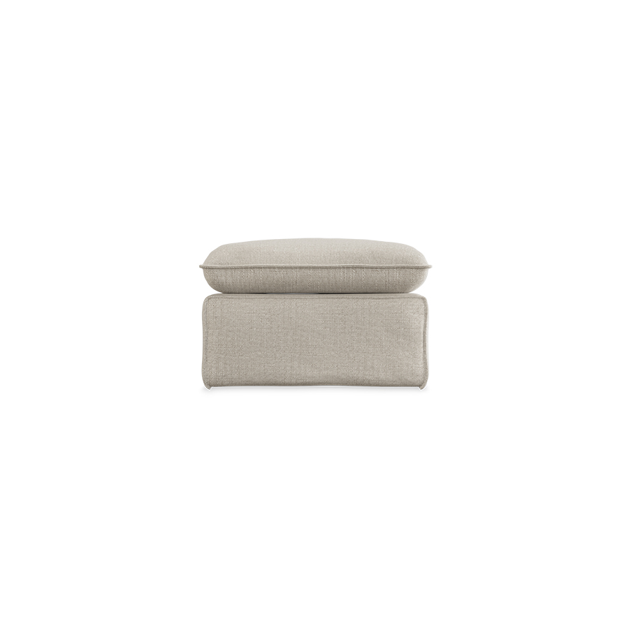Repose-pieds Nomad, pure, ivory