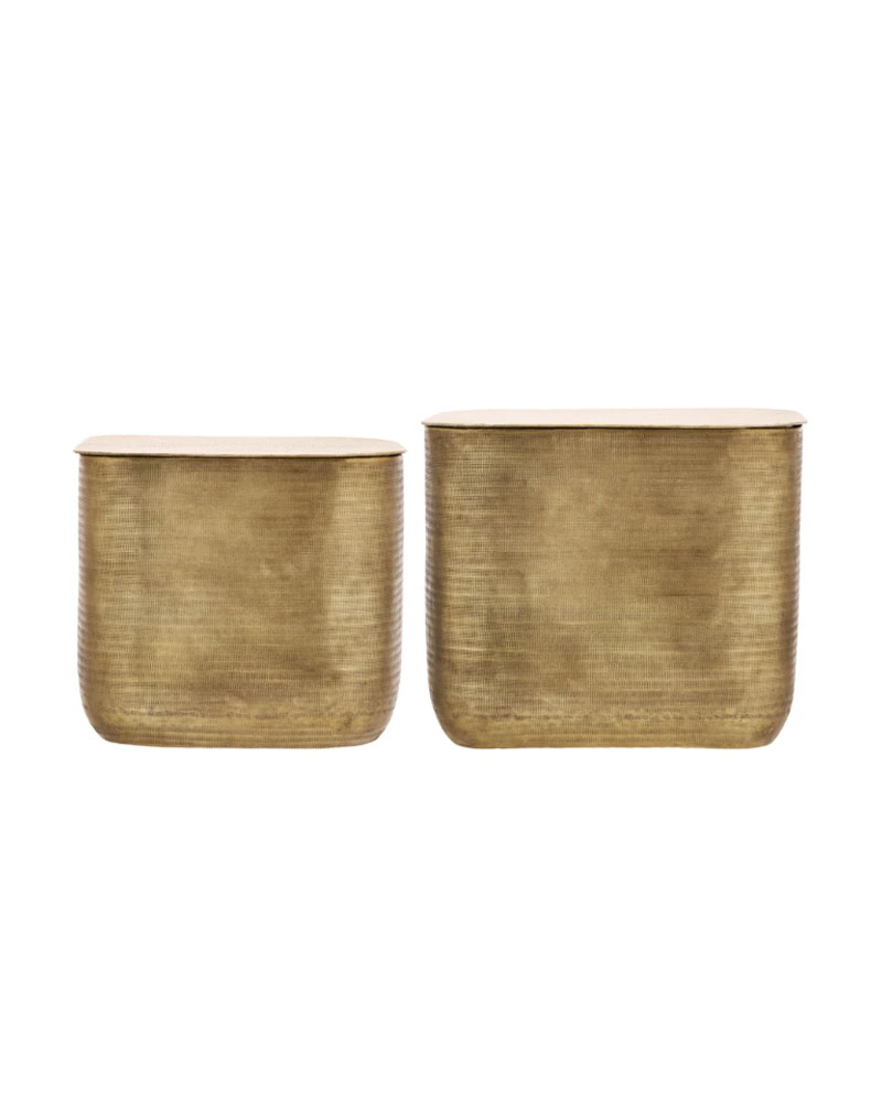 Table d'appoint HDCajas avec rangement, taille L – Image 2