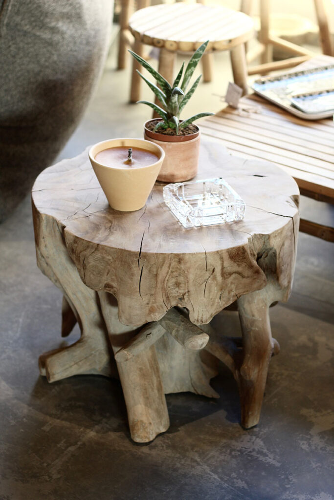 Table basse Bamba, racine de teck